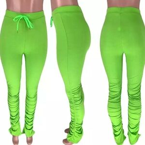 Vibrant Green Women's Pants